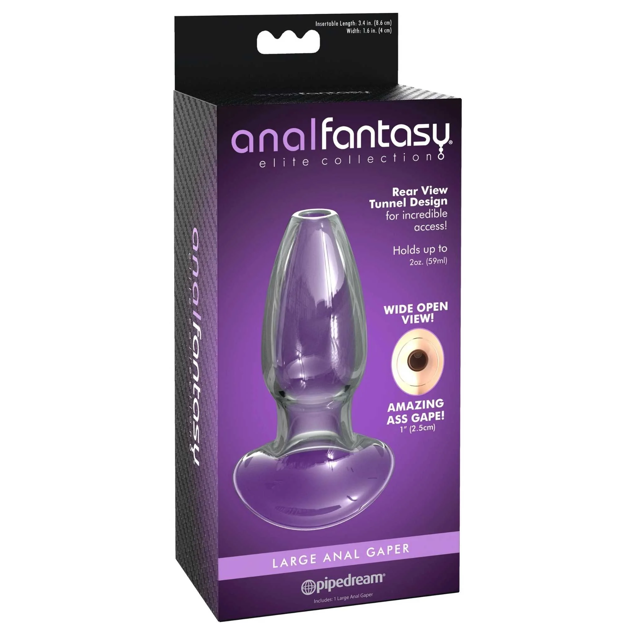 Anal Fantasy Elite Lasinen Gaper anaalitappi - Image 3