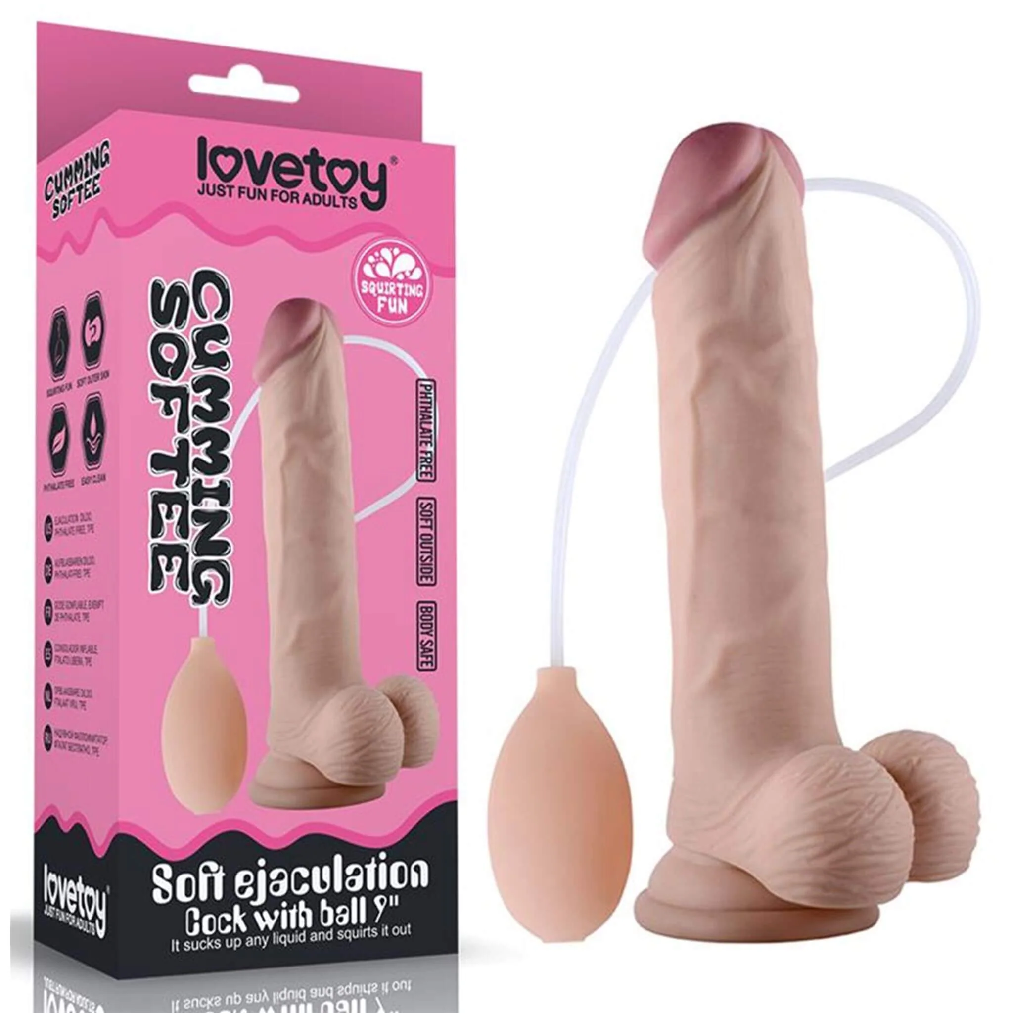 Ejakuloiva dildo 18 cm - Image 8