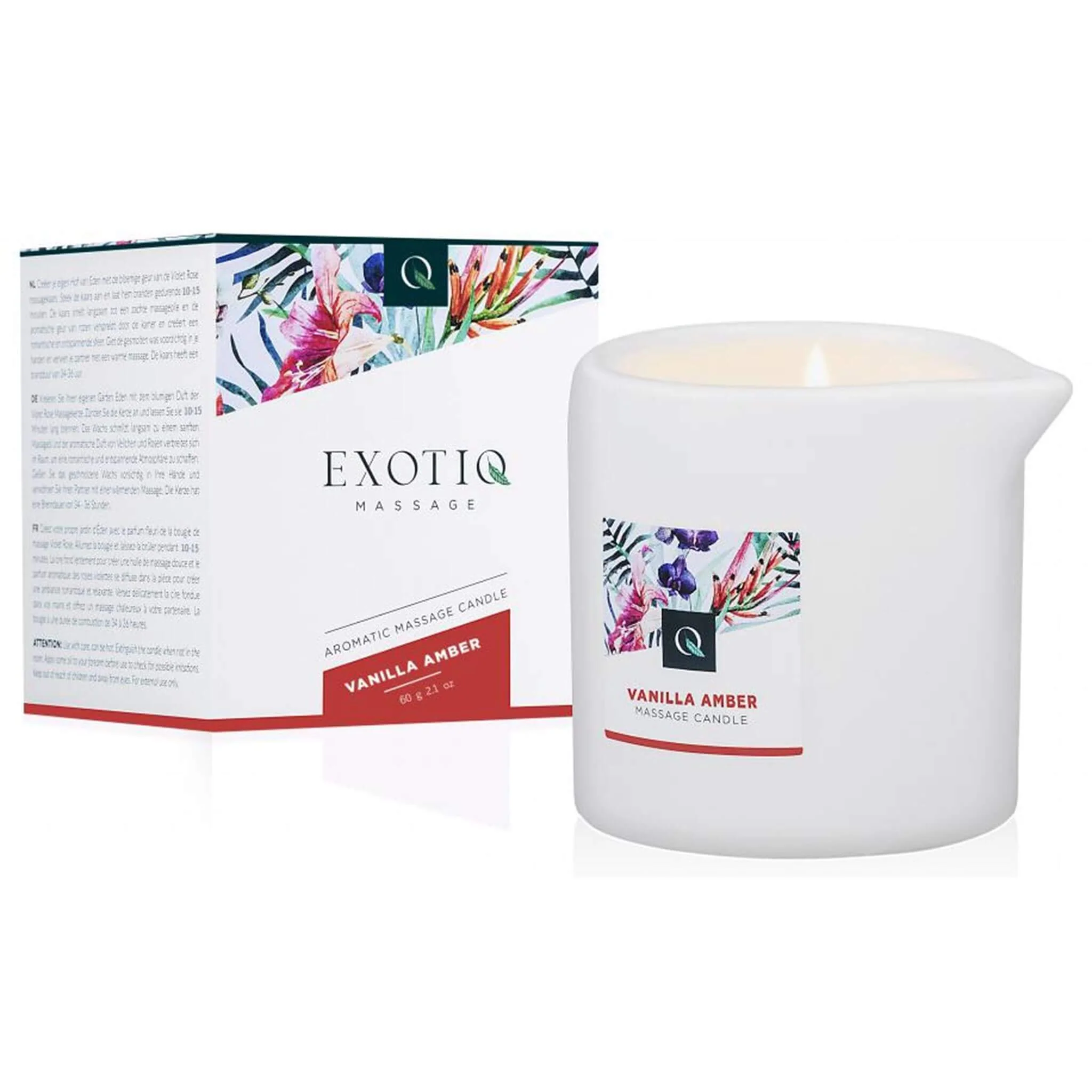 Exotiq hierontakynttilä Vanilla Amber 60 g