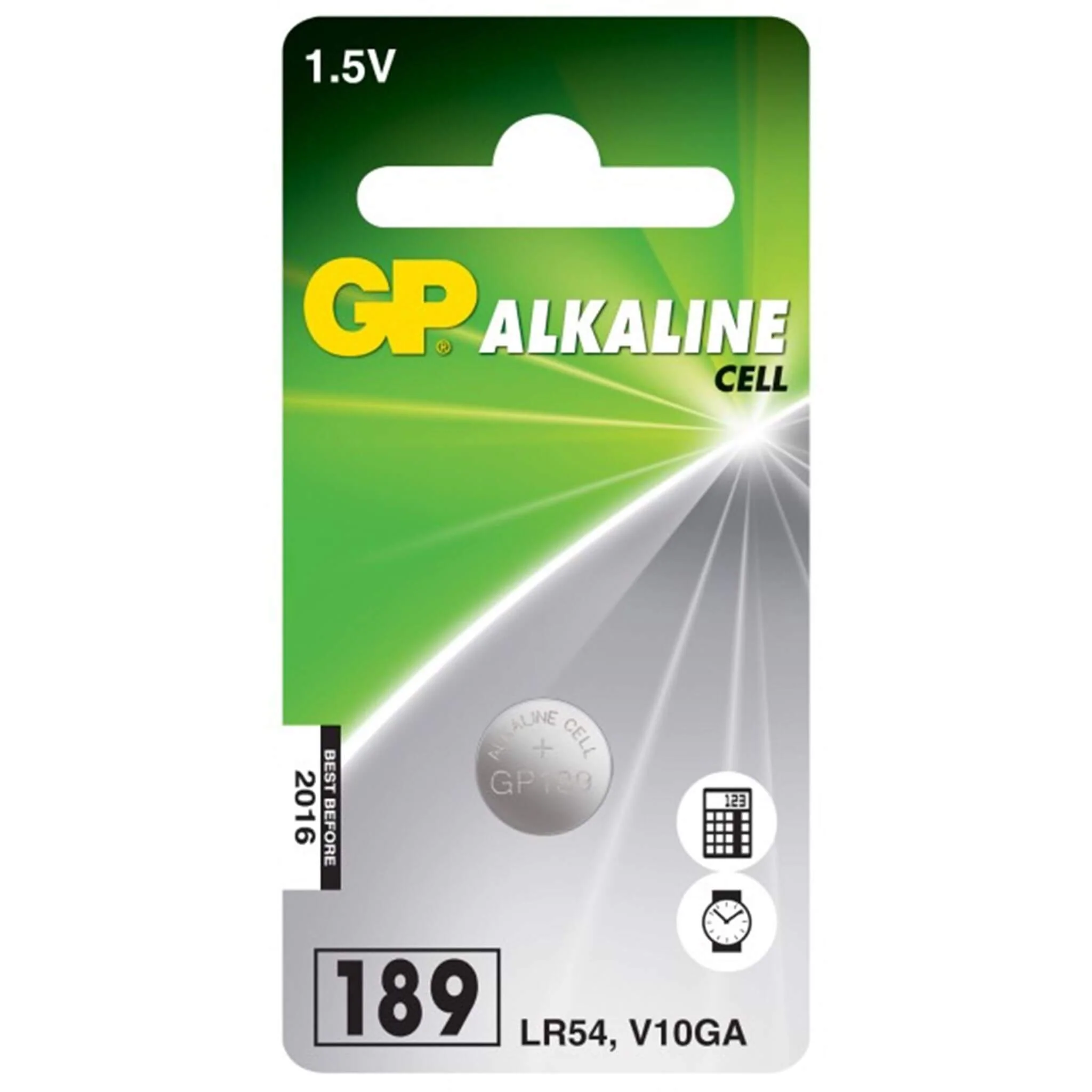 GB 189/LR54 -erikoisnappiparisto 1 kpl