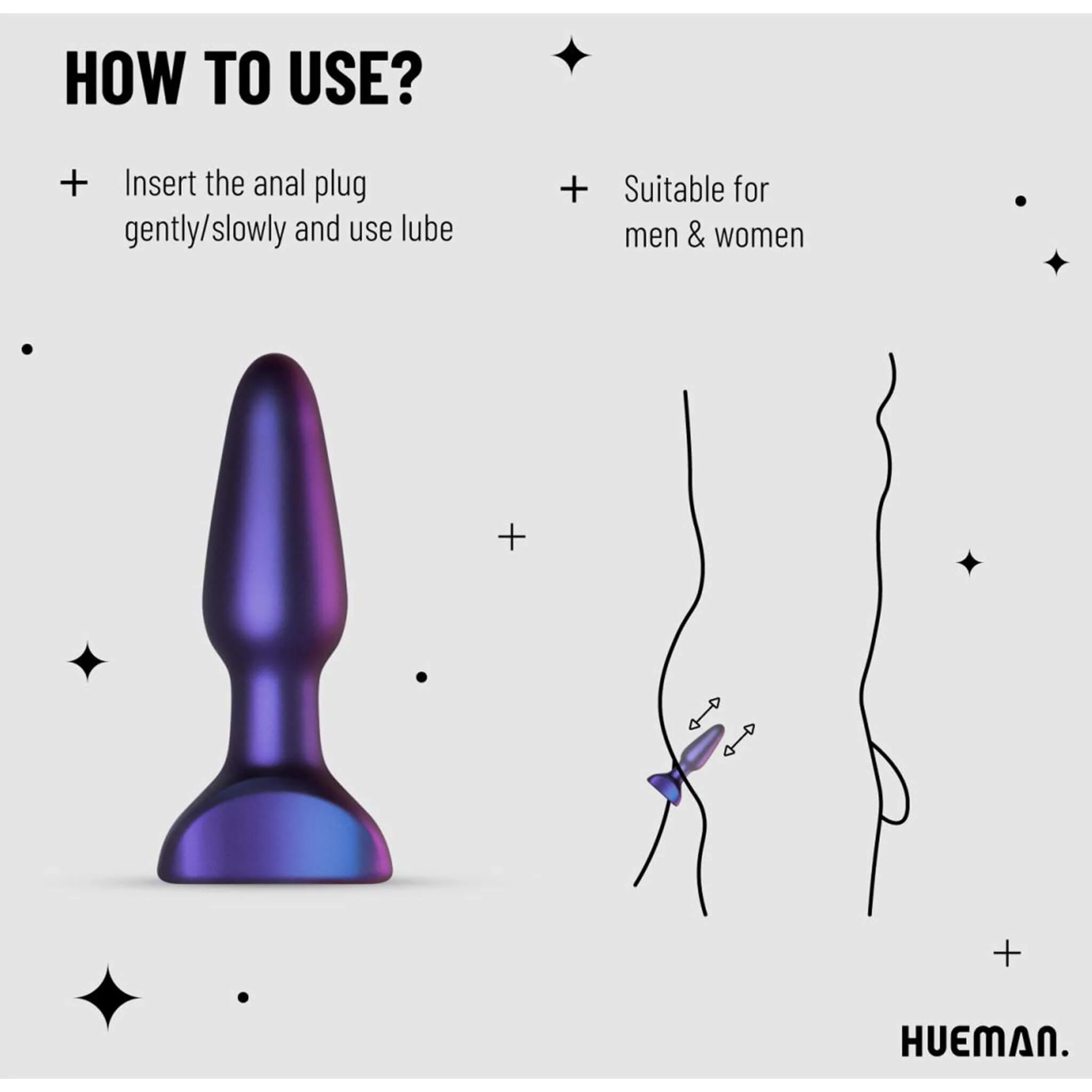 Hueman - Space Force Vibrating and Thrusting Butt Plug - Image 6
