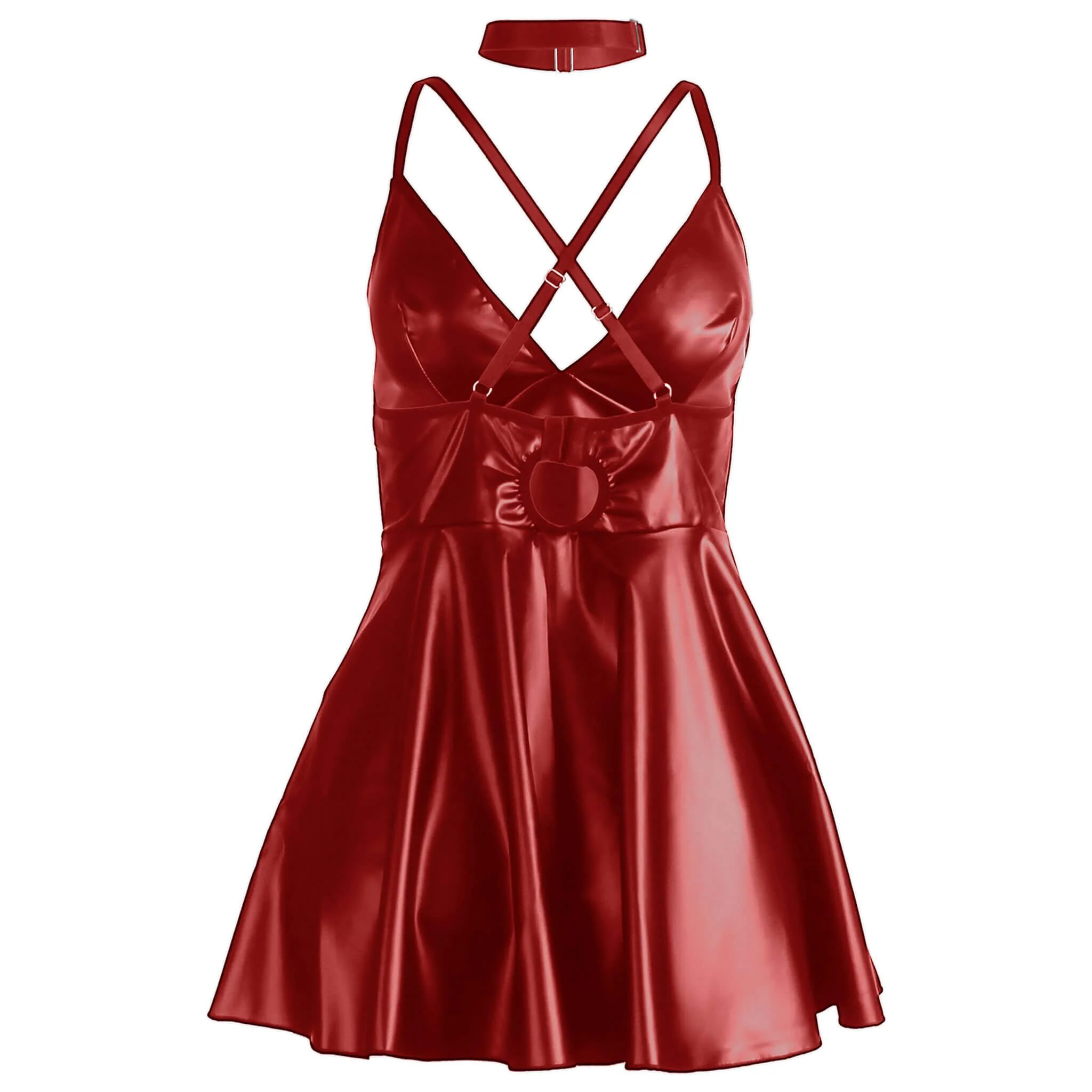 Keinonahkainen babydoll - Image 10