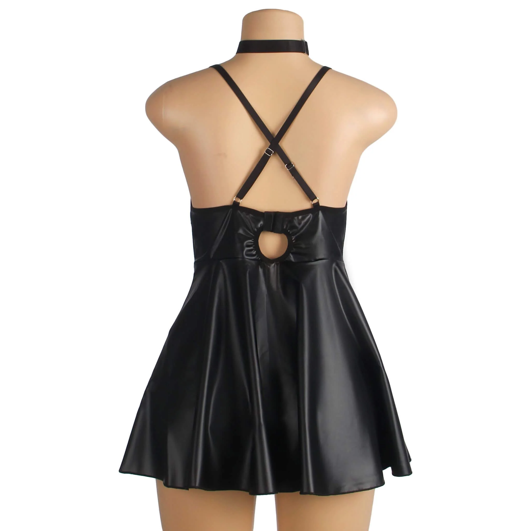 Keinonahkainen babydoll - Image 19