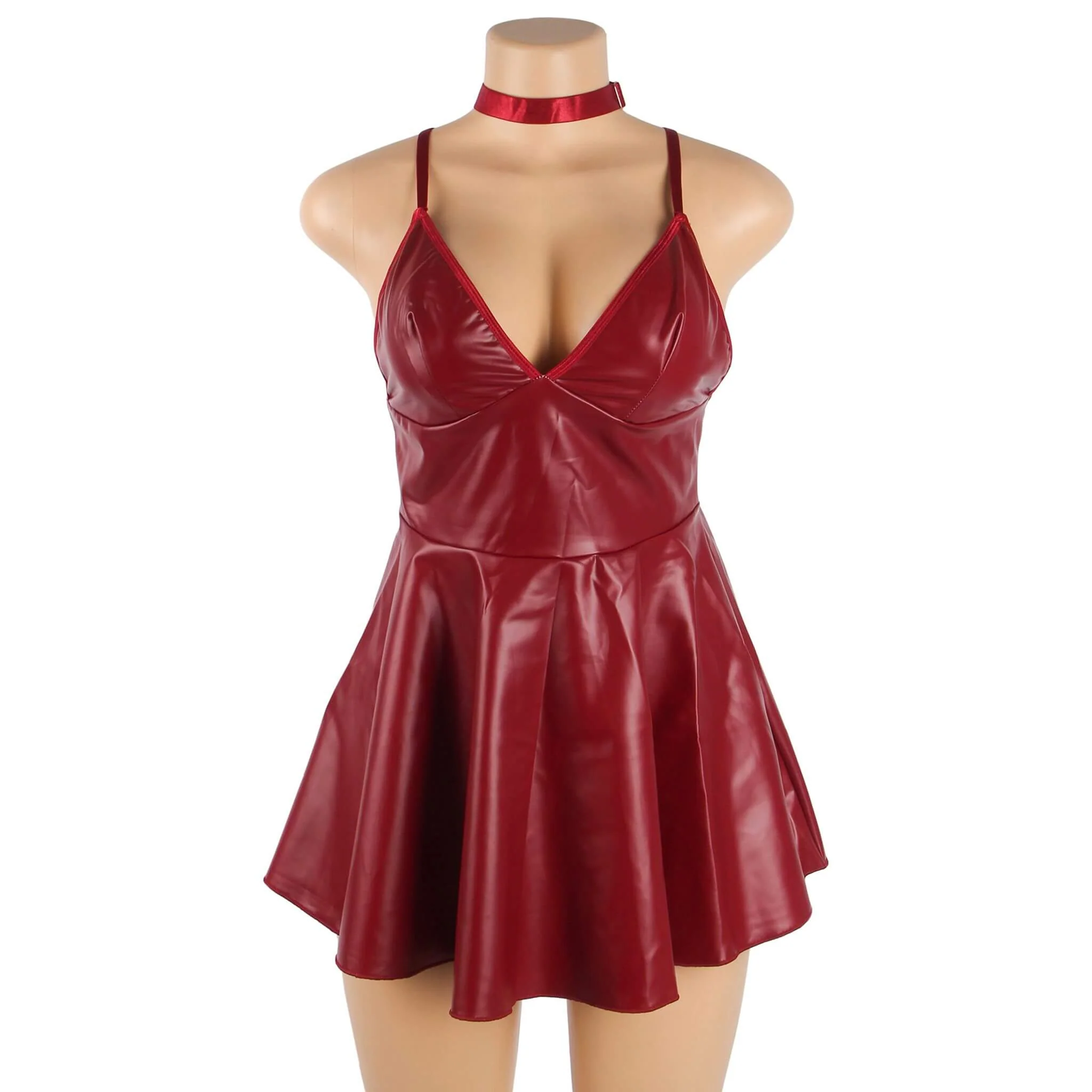 Keinonahkainen babydoll - Image 5
