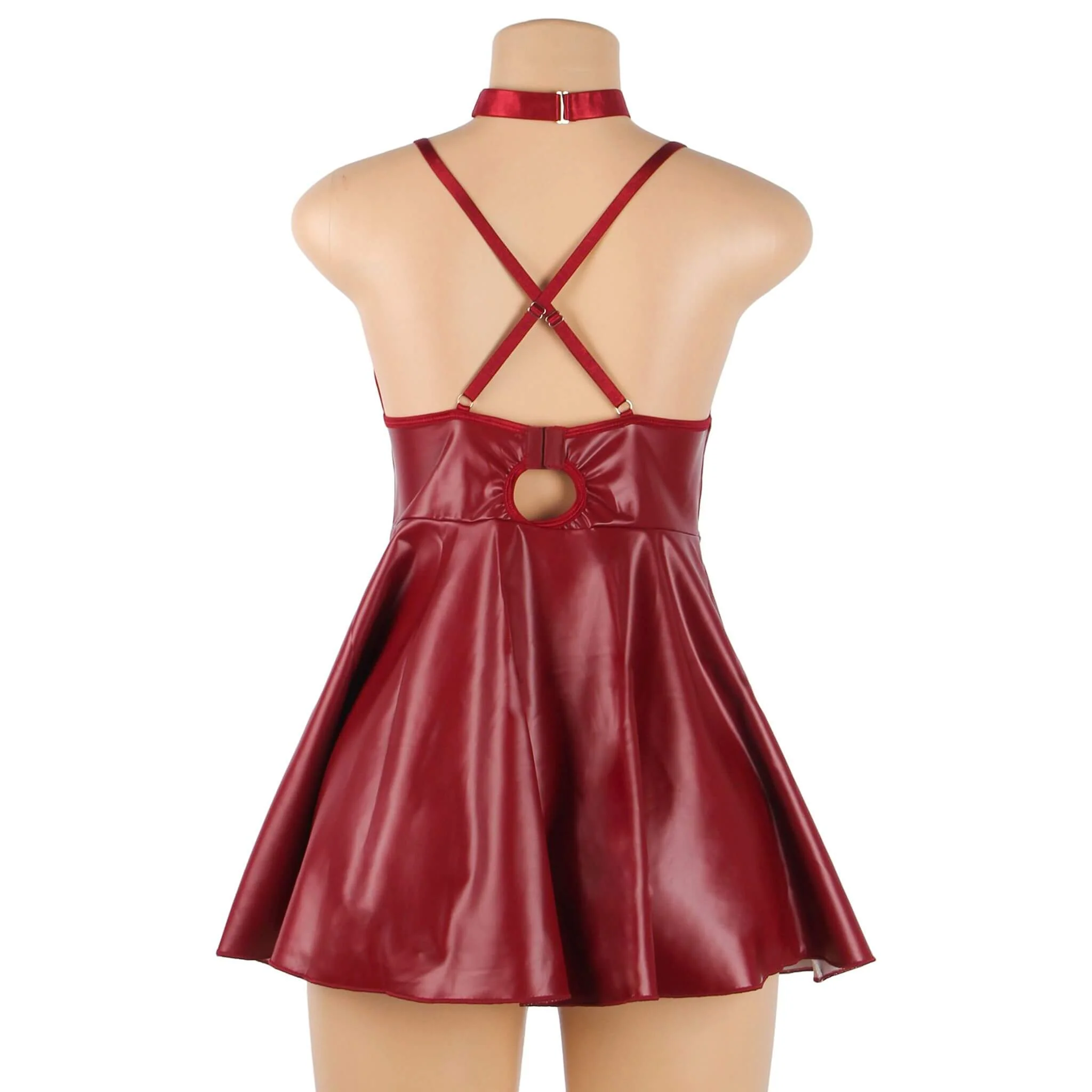 Keinonahkainen babydoll - Image 7