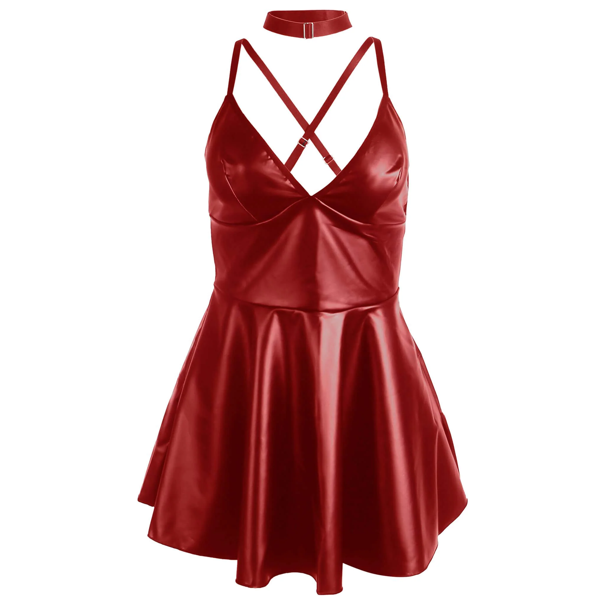 Keinonahkainen babydoll - Image 9