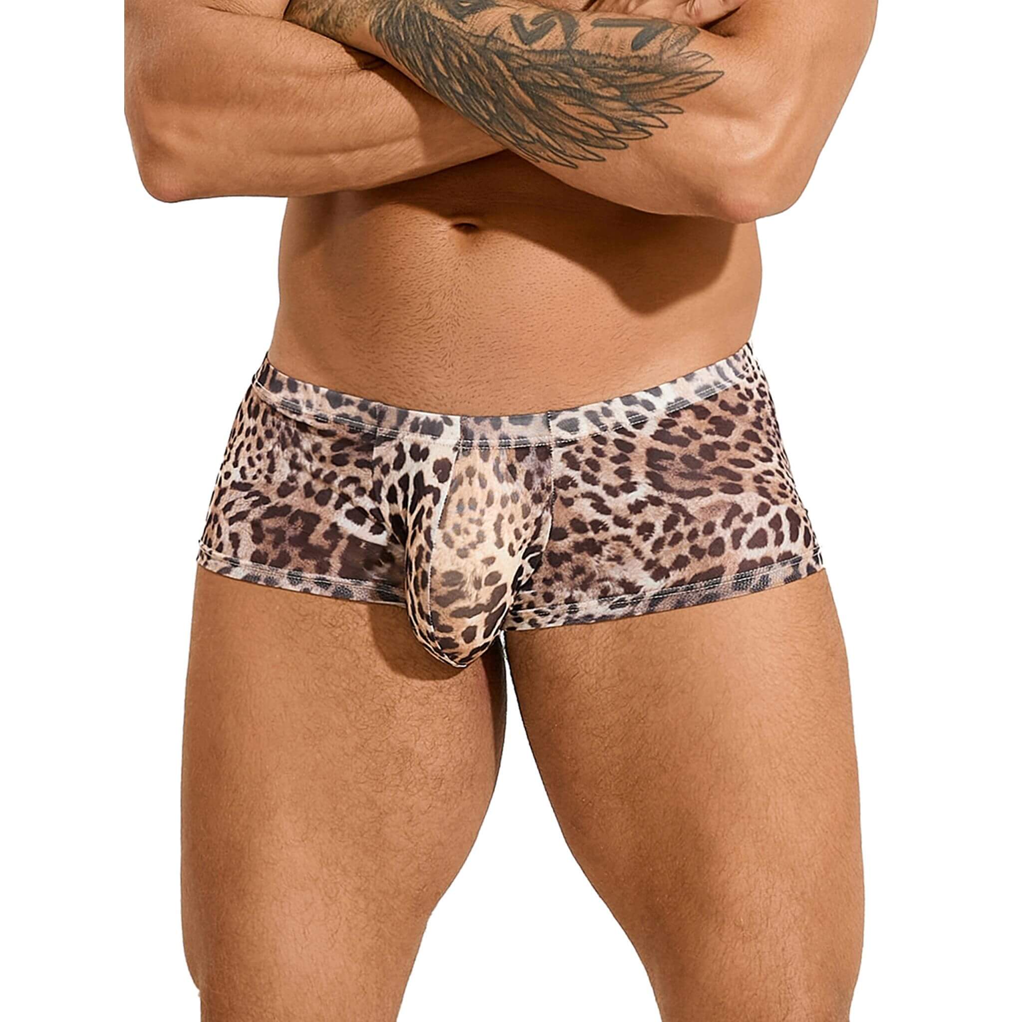 Leopardikuvioidut mesh-bokserit - Image 3
