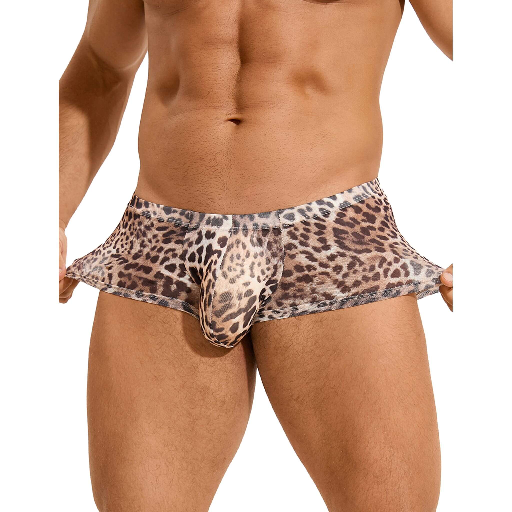 Leopardikuvioidut mesh-bokserit - Image 4