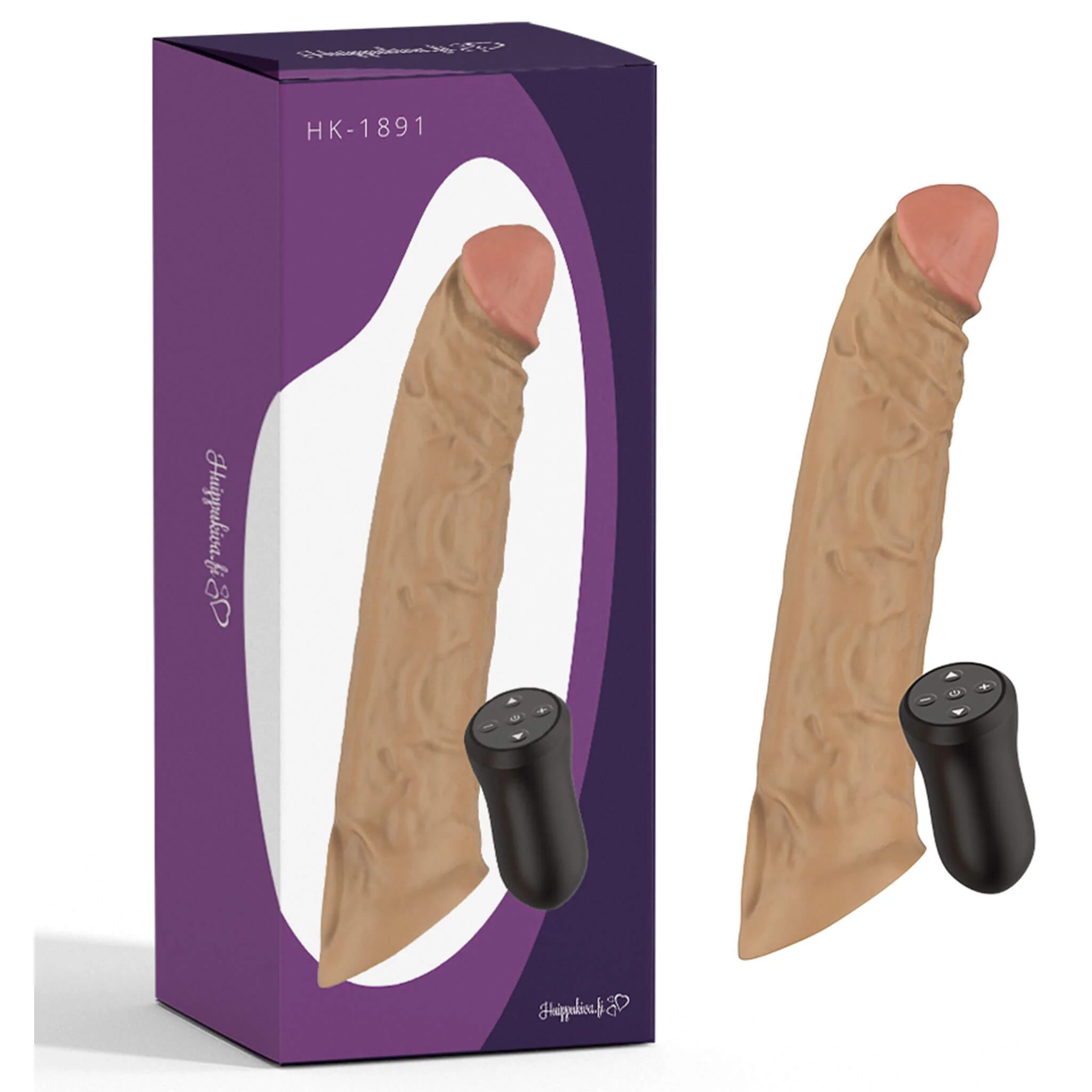 Realistinen penisjatke värisevällä terskalla - Image 6