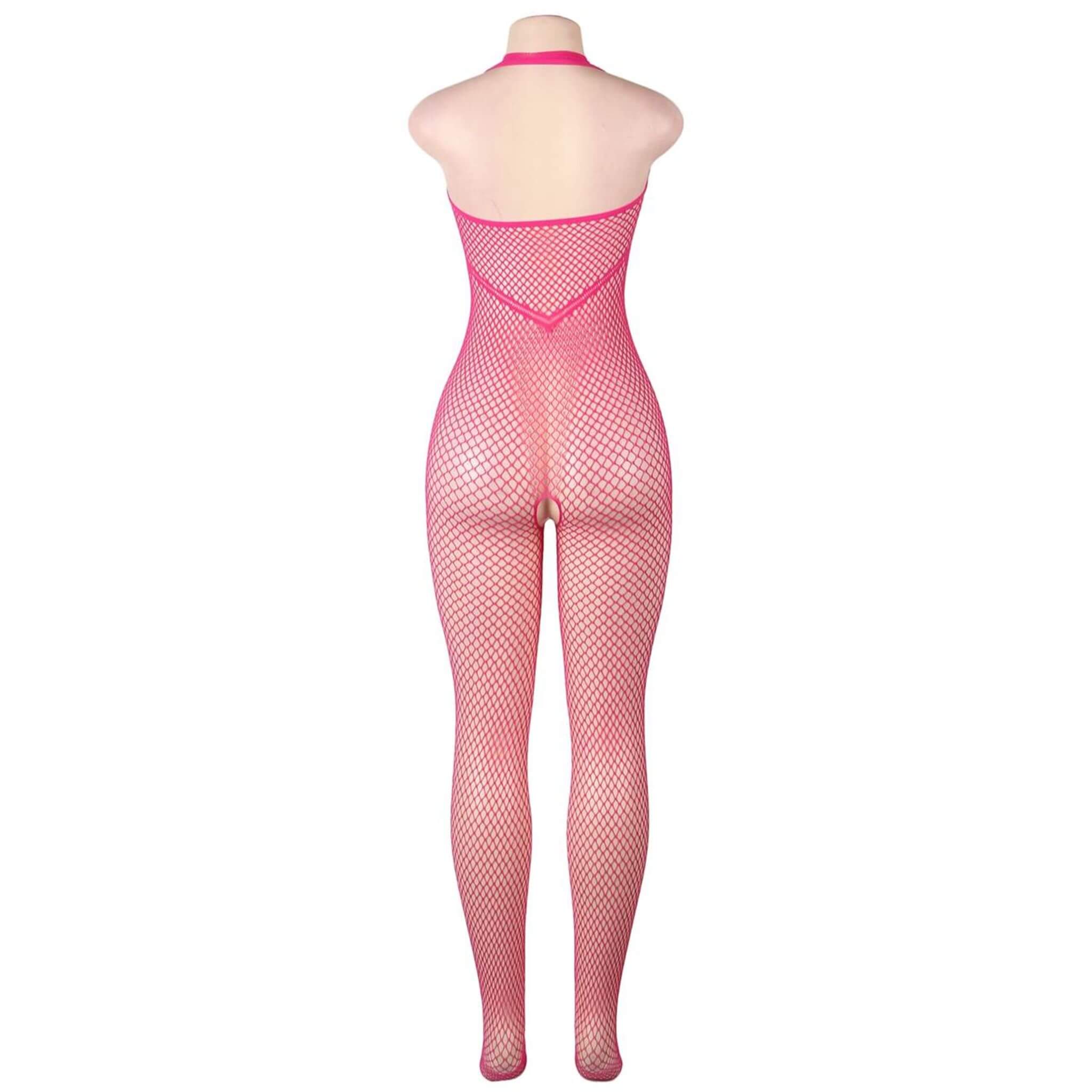 Pinkki verkkobodystocking - Image 7