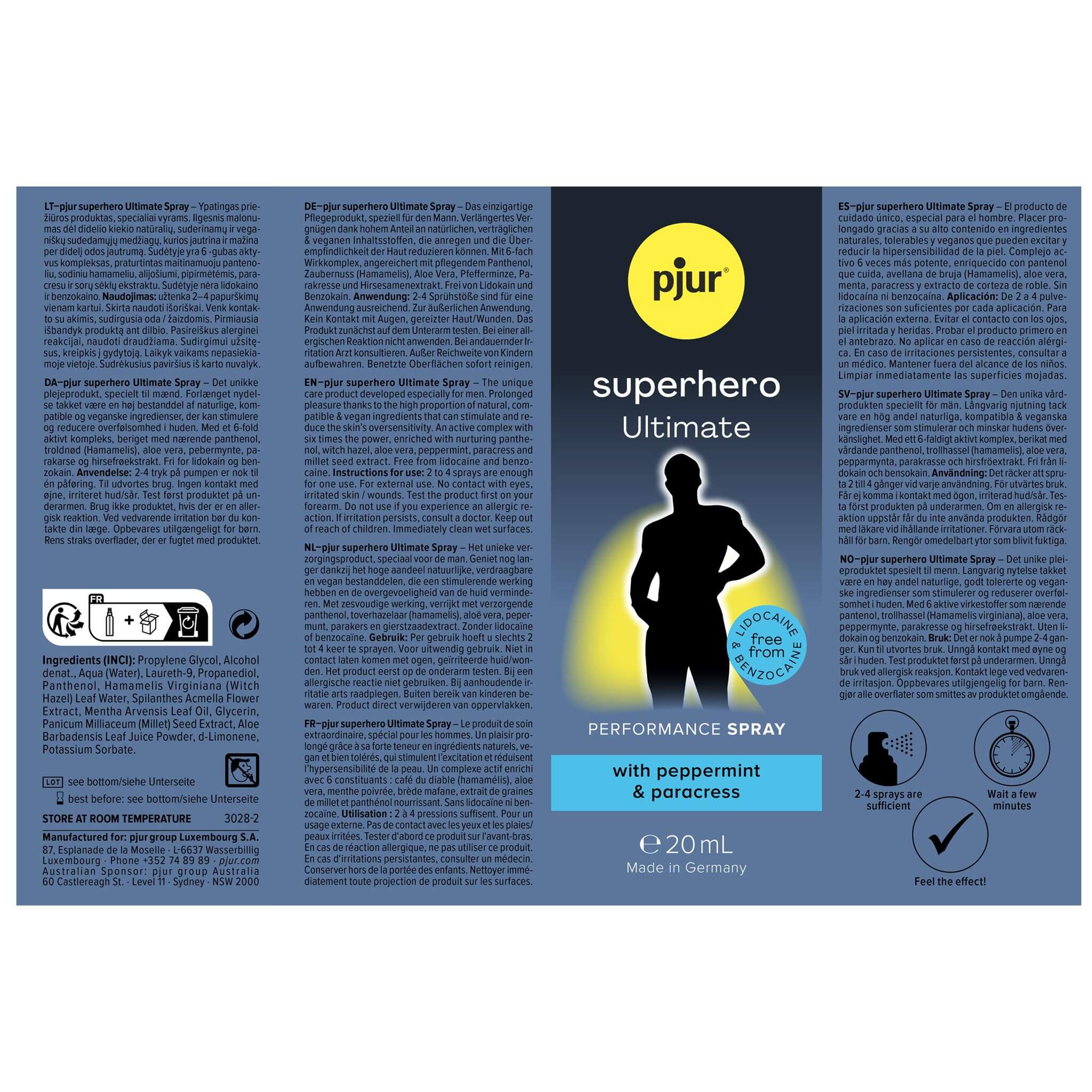 Pjur Superhero Ultimate Spray 20 ml - Image 2