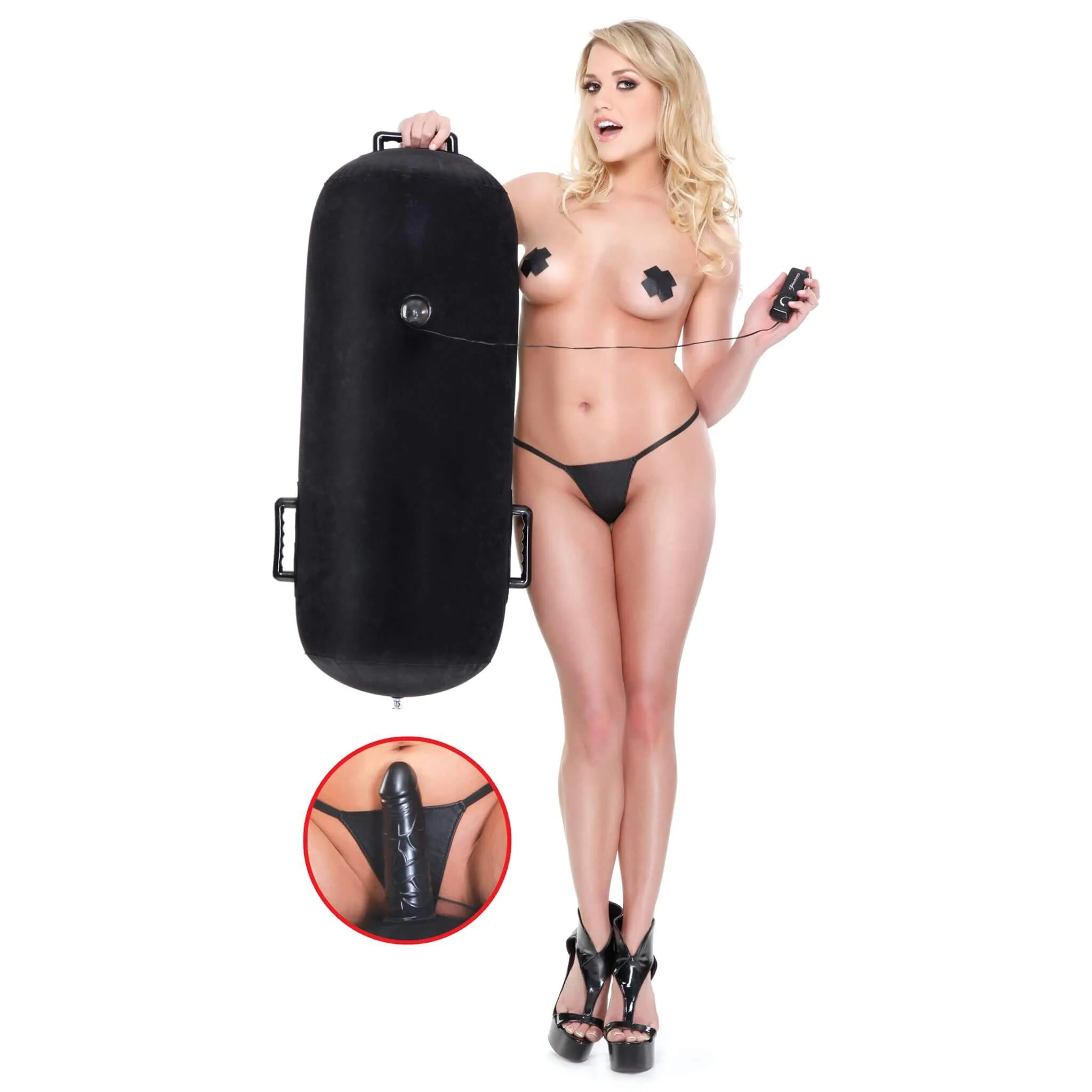 Puhallettava ratsastustuoli + dildo - Image 2