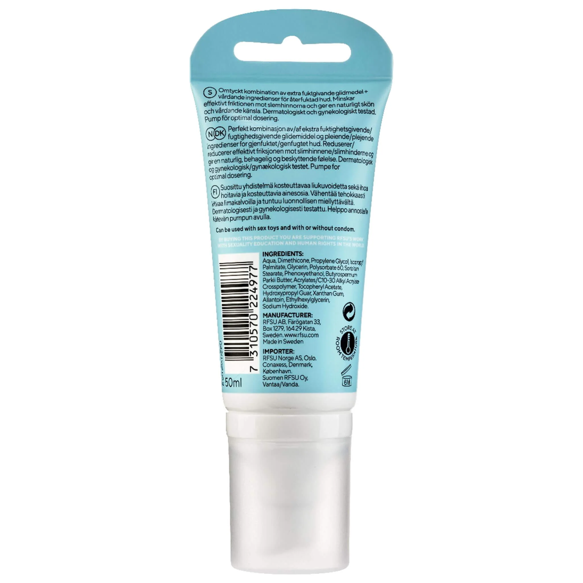 RFSU Klick Caring Creamy Glide 50 ml - Image 2