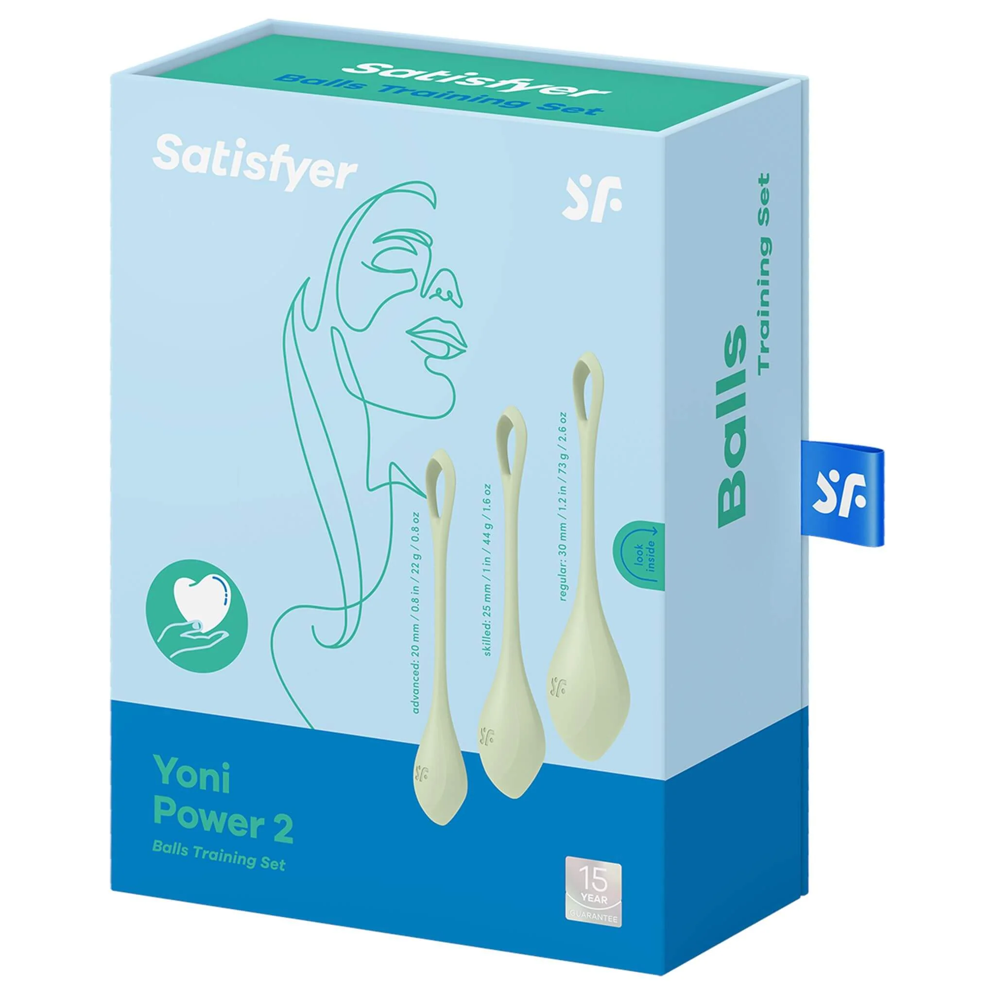 Satisfyer Yoni Power 2, vaalean vihreä - Image 5