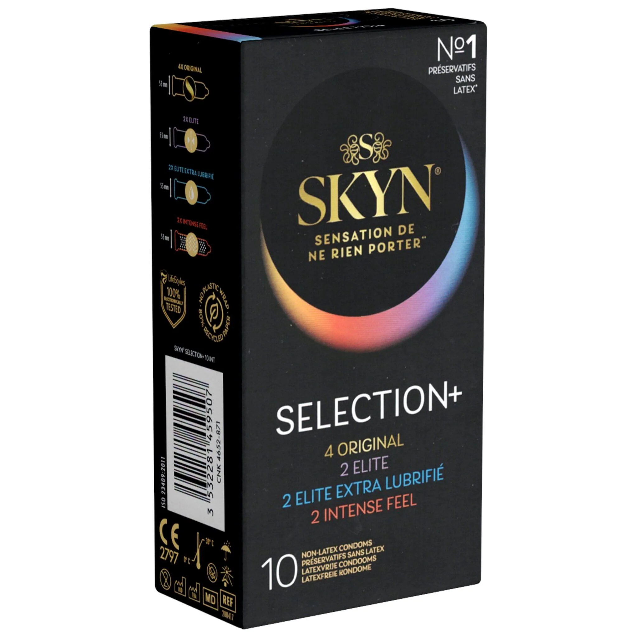 SKYN Selection+ kondomilajitelma 10 kpl