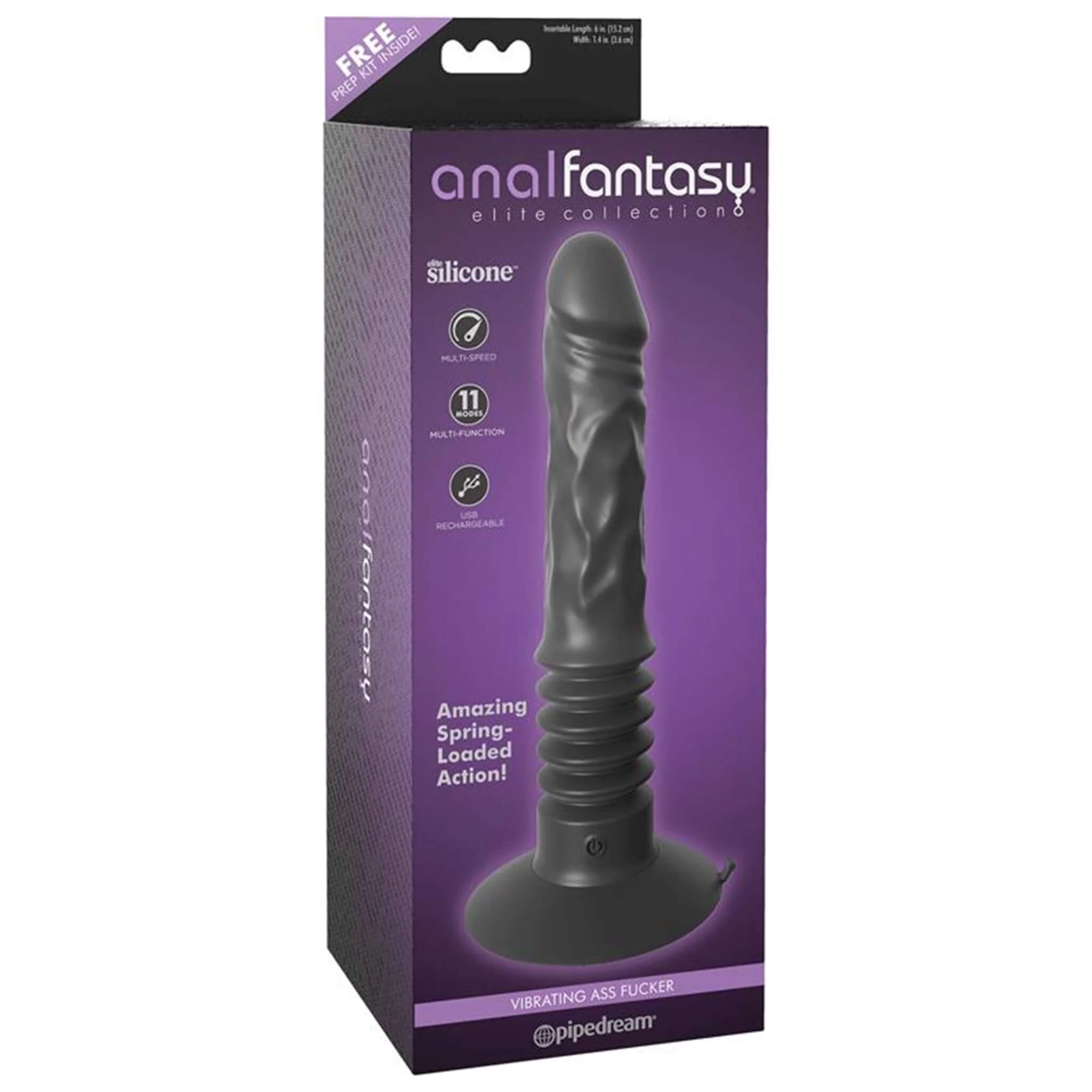 Työntyvä ja värisevä dildo - ladattava - Image 3