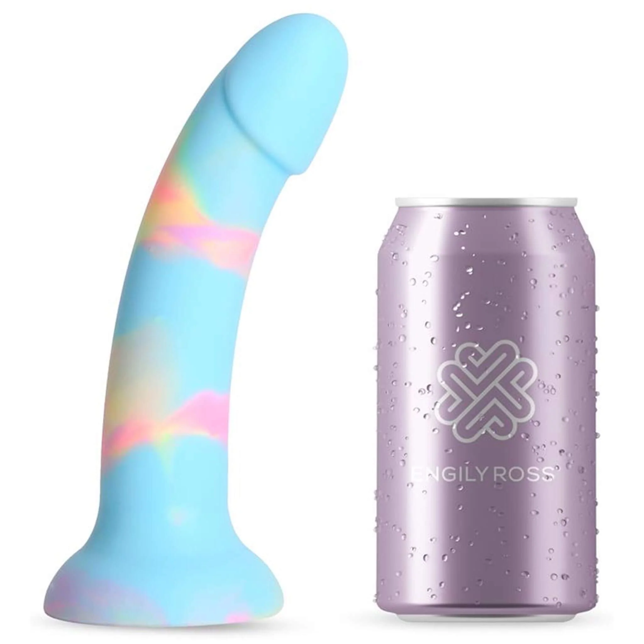 Värikäs dildo imukupilla - Image 3