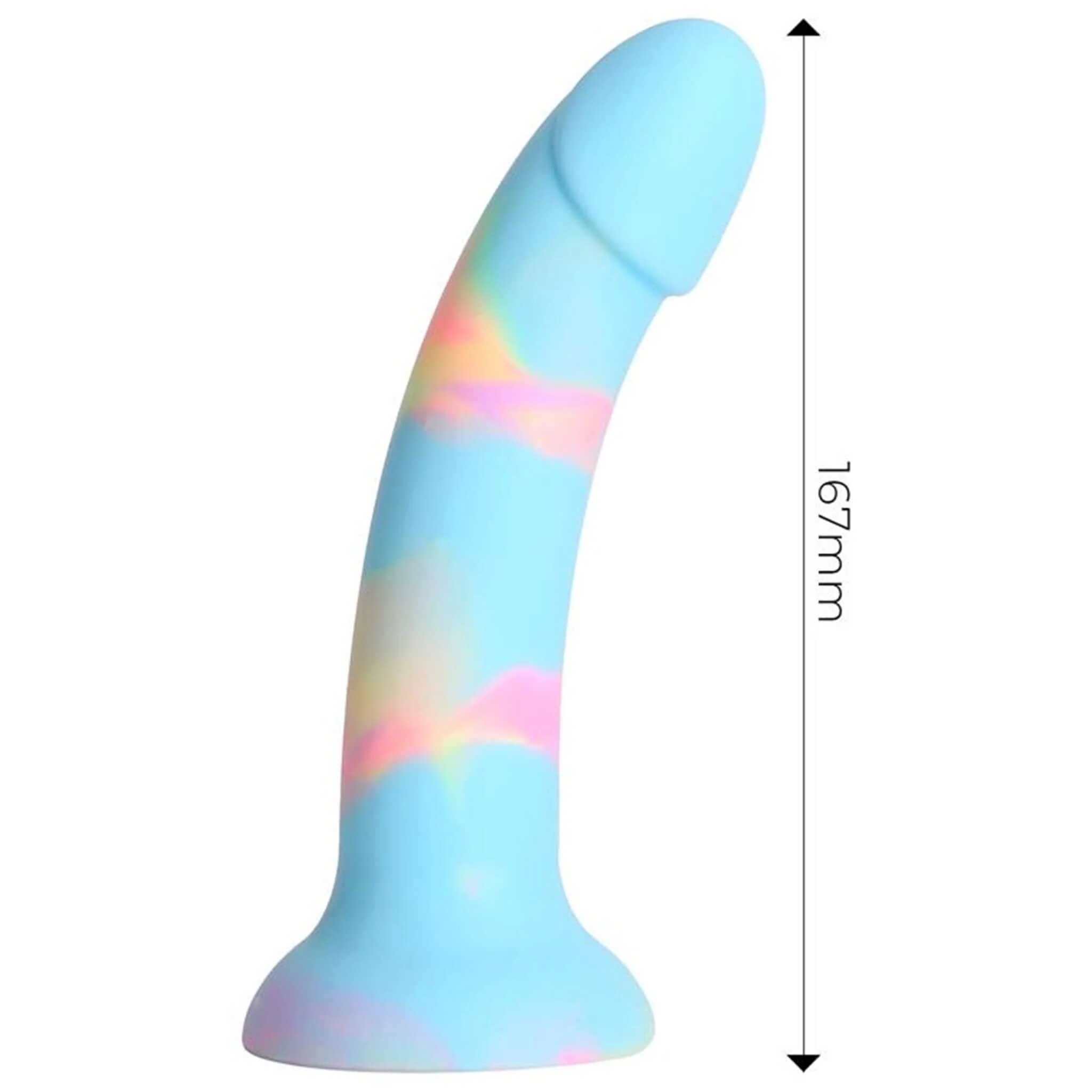 Värikäs dildo imukupilla - Image 4